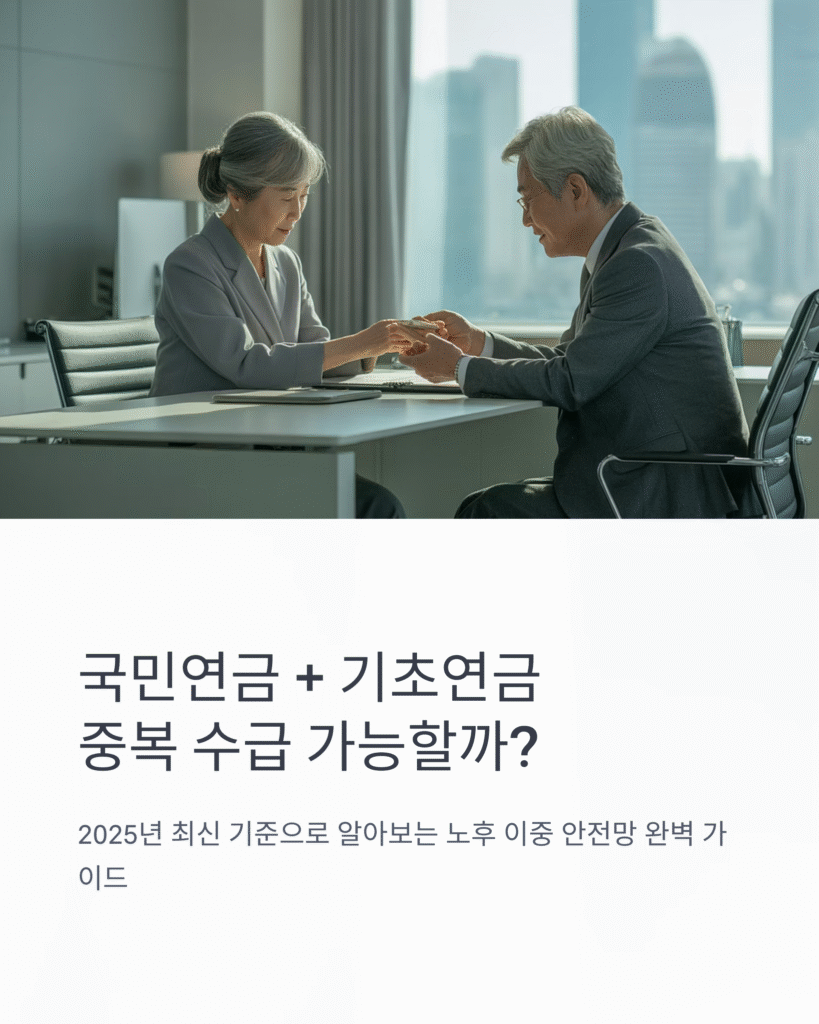 💰 국민연금과 기초연금, 중복 수급 가능한가요? (2025년 완벽 해설)
