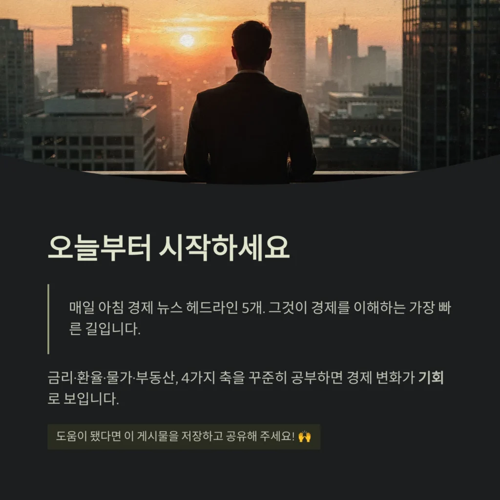 요즘 경제 상황 오늘부터 시작하세요