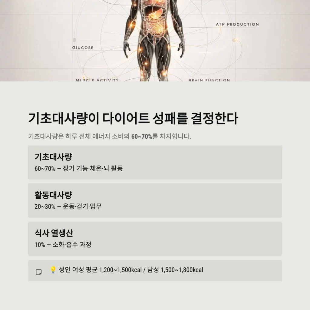 기초대사량이 다이어트 성패를 결정한다