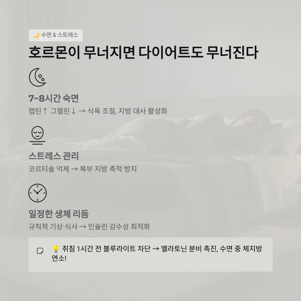간헐적 단식 - 호르몬이 무너지면 다이어트도 무너진다